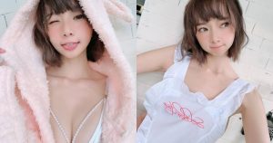 童顏長腿妹「優寶」化身超萌爆乳兔兔，甜問粉絲：要收服這隻兔寶嗎？【EV棋牌】-EV棋牌