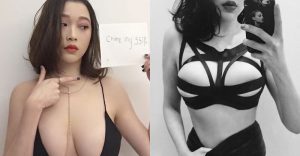 太猛！「豪乳正妹」繃帶裝包裹美乳竟「擠壓溢出」！果真滿出來又漫出來…【EV棋牌】-EV棋牌