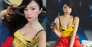 甜美可愛「黑手正妹」不會修車只會賣萌!爆乳身材太性感讓人無法招架!【EV棋牌】-EV棋牌