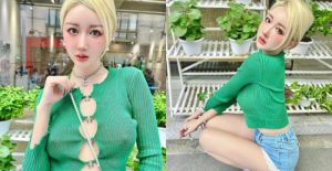 超辣長腿妹「Minnie妮妮」秀新衣　意外透出邪惡車頭燈【EV棋牌】-EV棋牌