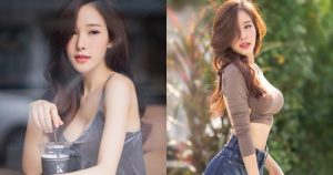 超級腰瘦!曼谷女孩「Arys」美乳蜂腰好窈窕,牛仔褲都快要滑落!【EV棋牌】-EV棋牌