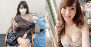 美乳正妹「打疫苗畫面太兇」，「超雄偉上圍」讓其他民眾都暈了！【EV棋牌】-EV棋牌