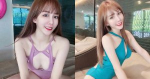 正妹「milk」粉嫩泳裝雪乳蹦出，「胸前的白嫩畫面」好挑逗呀！【EV棋牌】-EV棋牌