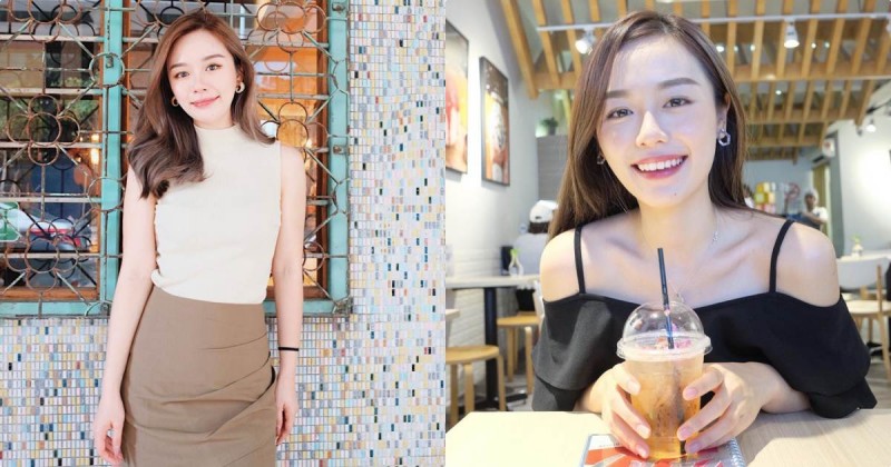 大馬甜美正妹「露香肩喝飲料」，魅力笑容瞬間療癒人心！