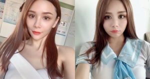 正妹「奶茶」淺色制服裝好吸睛，粉絲都好想當她的同學！【EV棋牌】-EV棋牌