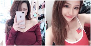 深藏不露的事業線！高顏值「爆乳正妹」身材太火辣，即使包緊緊也藏不住！【EV棋牌】-EV棋牌